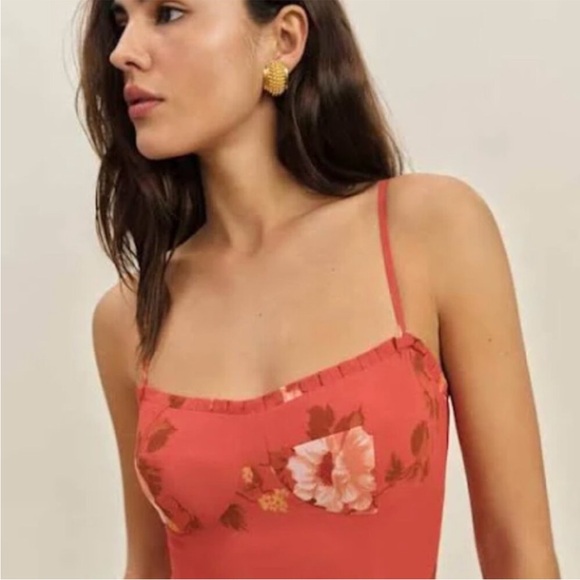 NWT • Aiko dress in coral bloom - Picture 6 of 8